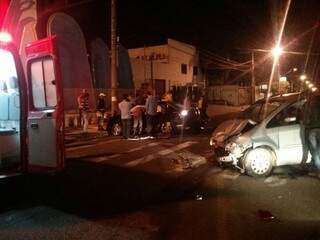 Acidente ocorreu no cruzamento das avenidas Mato Grosso com Ceará