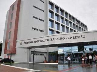 Tribunal Regional do Trabalho - 24ª Região, em Campo Grande. (Foto: Arquivo)