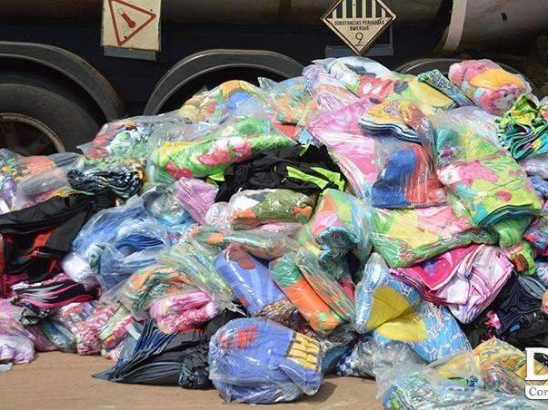 Receita Federal apreende 3 toneladas de contrabando avaliado em R$ 300 mil