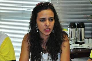 Gleice Jane Barbosa, eleita para presidir o Simted por três anos, foi impedida pela Justiça de tomar posse ontem à noite (Foto: Eliel Oliveira)