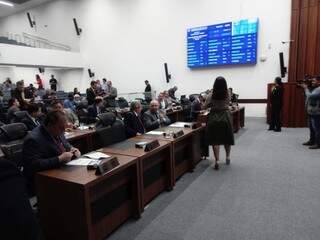 Votação recebeu 20 votos favoráveis na sessão de hoje na Assembleia Legislativa (Foto: Leonardo Rocha)