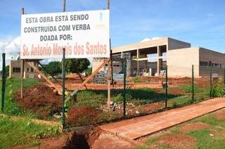 Centro de diagnóstico é construído na Ernesto Geisel. (Foto: Vanderlei Aparecido)