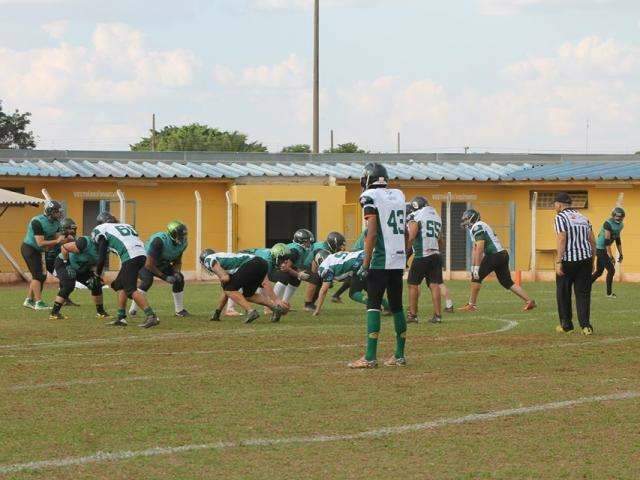 Time de MS vai a Bras&iacute;lia em rodada do torneio nacional de futebol americano