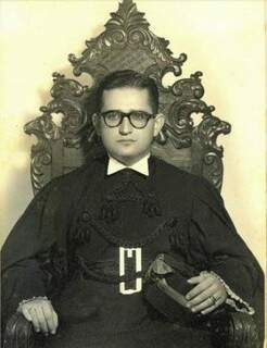 Formatura Ruben Figueiró em Direito, no Rio de Janeiro, em 1956. 