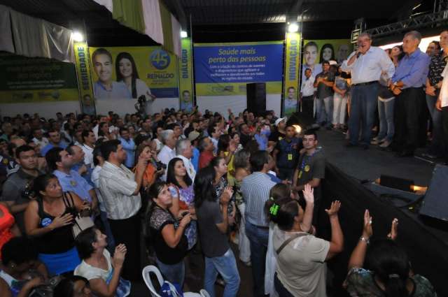 Reinaldo re&uacute;ne filiados e aliados e j&aacute; prepara arrancada para o 2&deg; turno
