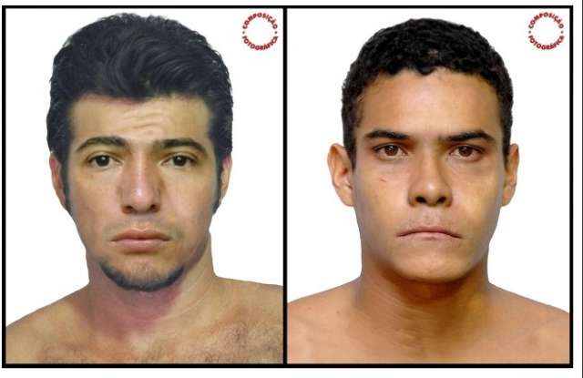 Pol&iacute;cia divulga retrato falado de suspeitos de queimar pecuarista e filha