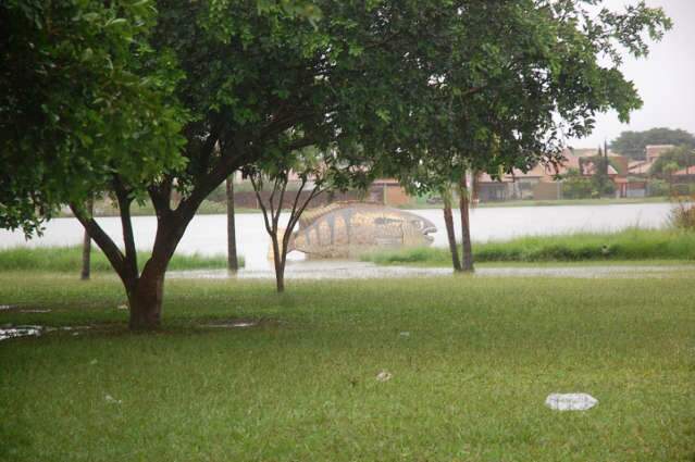  Chuva revela problemas estruturais na Lagoa Itatiaia