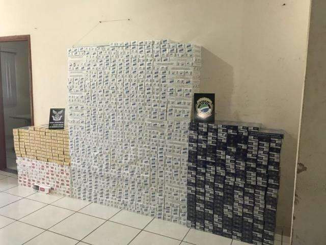 Quadrilha &eacute; presa com mais de mil pacotes de cigarro no Monte Castelo 