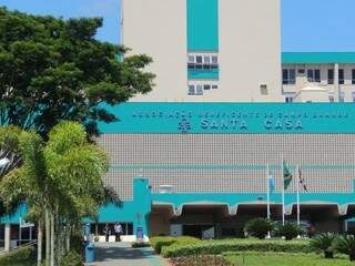 Hospital Santa Casa, em Campo Grande. (Foto: Marcos Ermínio/Arquivo).
