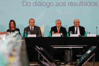 O presidente Michel Temer participa da 47ª reunião do Conselho de Desenvolvimento Econômico e Social (CDES), no Palácio do Planalto. (Foto: Beto Barata/PR)