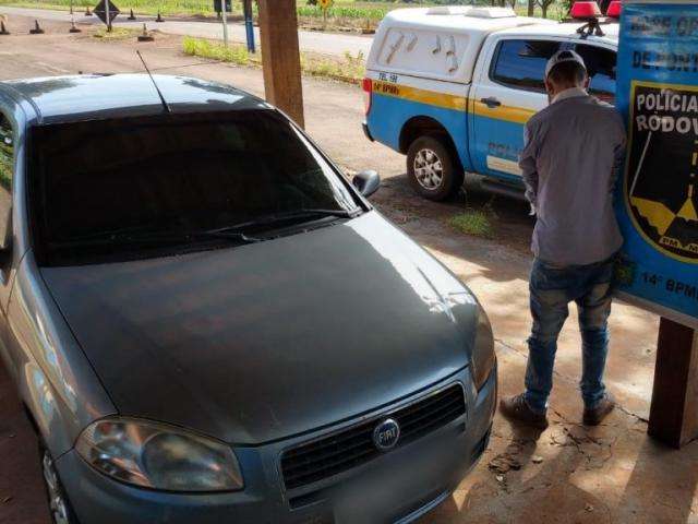 Jovem &eacute; perseguido e preso com ve&iacute;culo adulterado na fronteira de MS