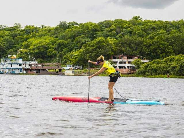 Disputas no stand up paddle e tiro pr&aacute;tico abrem jogos em Corumb&aacute;