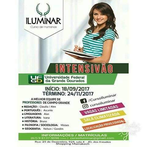 Intensiv&atilde;o para UFGD dura 10 semanas e tem melhores professores da Capital