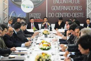 Reunião de governadores nesta quarta-feira em Brasília. (Foto: Roberto Barroso)