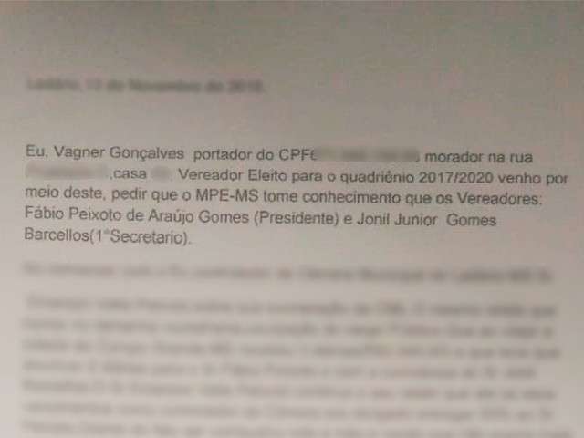 Uma semana antes da pris&atilde;o, vereador procurou MP para &ldquo;entregar&rdquo; delator