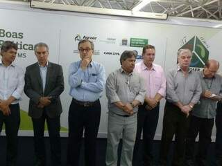 Governador, secretários e autoridades do assunto participaram do evento. (Foto: Leonardo Rocha)