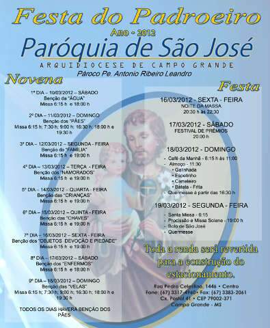  Festa de S&atilde;o Jos&eacute;