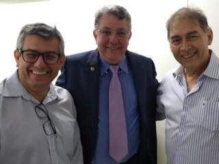 Acosta, Vendramini e Bernal na Assembleia. (Foto: Leonardo Rocha)