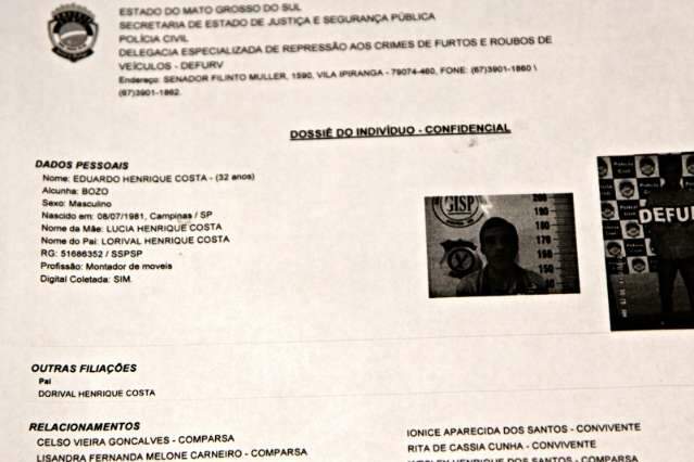 Camionetes roubadas na Capital eram vendidas por at&eacute; R$ 15 mil no Paraguai