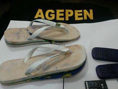 At&eacute; no chinelo: Pres&iacute;dios de MS batem recorde de apreens&atilde;o de celulares