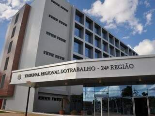 Fachada do Tribunal Regional do Trabalho de MS. (Foto: Divulgação) 