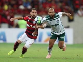 Flamengo e Palmeiras jogam no estádio Maracanã (Foto: Gilvan de Souza / Flamengo)