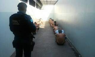 Rebelião foi contida pelos policiais militares do 2º Pelotão de Polícia Militar (Foto: Interativo)