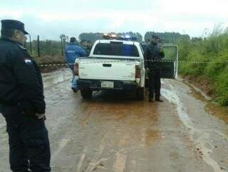 Corpo foi encontrado após moradores acionarem a Polícia Nacional (Foto: Porã News)