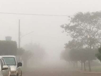 Queda na temperatura intensifica neblina em cidades da região sul