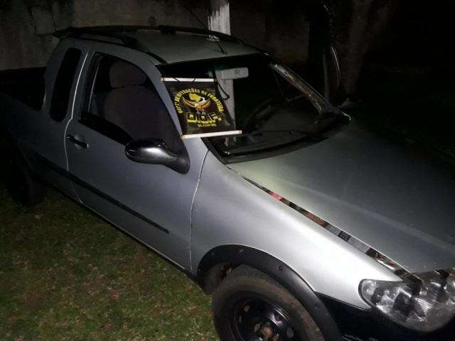 DOF prende dois em picape com fundo falso para transportar droga
