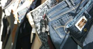 Coleção de jeans.