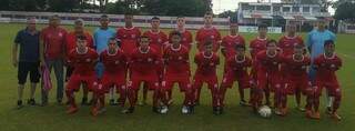 O time comercialino na disputa do Campeonato Estadual Suyb-17 (Foto: FFMS/Divulgação)