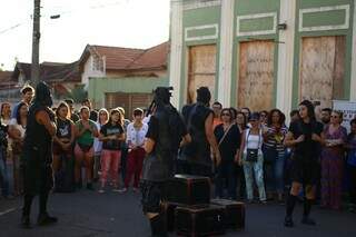 Movimento é organizado por artistas e setor cultural, que defende eleições diretas para presidente (Foto: André Bittar)