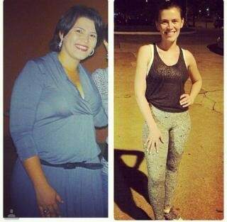 Com a ajuda de amigos, ela emagreceu 30 quilos e ainda virou doceira fitness