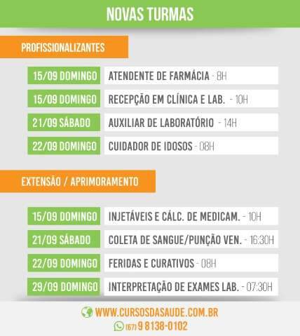 Não perca o Setembro Maluco! Cursos profissionalizantes com 20% de desconto