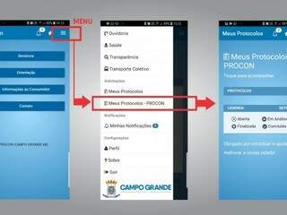 Tela inicial do aplicativo no celular. (Foto: Divulgação/PrefeituraMunicipal) 