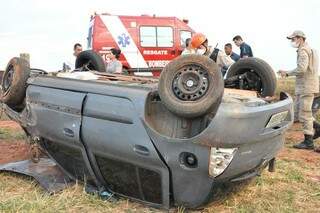 Tragédia na estrada: capotagem tira vida de médica da Capital (Foto: Brito News)