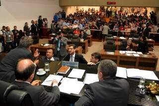 Deputados realizam audiência sobre sistema prisional (Foto: Assessoria/ALMS)