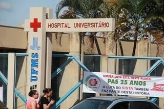 HU de Campo Grande segue sem radioterapia. (Foto: Marcos Ermínio)