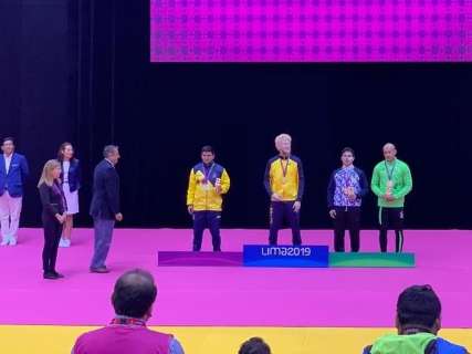 Judoca sul-mato-grossense conquista medalha de ouro no Parapan de Lima