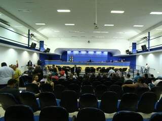 Sessão na Câmara Municipal de Campo Grande.
 (Foto: André Bittar/Arquivo).