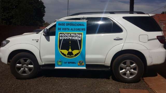 Pol&iacute;cia Militar Rodovi&aacute;ria apreende Hilux clonada na MS-164