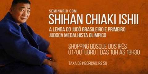 Seminário com primeiro medalhista olímpico do Judô brasileiro será amanhã