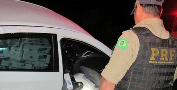 Pol&iacute;cia apreende 1100 pacotes de cigarros contrabandeados avaliados em R$40 mil