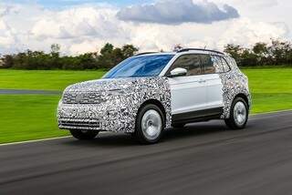Volkswagen T-Cross está em fase final de testes no Brasil.