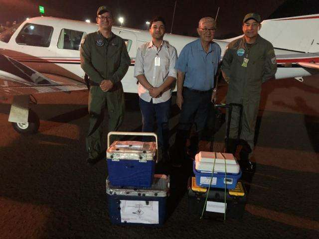 Rim de doadora de MS viaja 844 km para chegar at&eacute; paciente em Goi&aacute;s