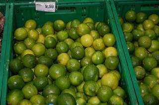Preço do limão está próximo dos R$ 10 na Capital. (Foto: Simão Nogueira)