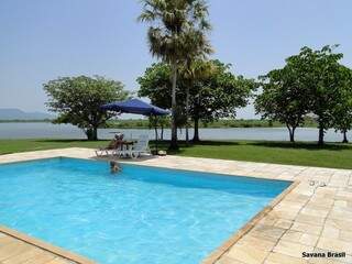 Na sede da Acurizal tem até piscina (Foto: Savana Brasil)