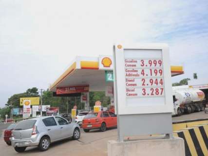 Preço da gasolina acumula queda de 3% e MS é 4º combustível mais barato