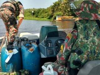 Foco da operação é dos Policiais Militares Ambientais é evitar pesca predatória nos rios de MS (Foto: Divulgação/PMA)